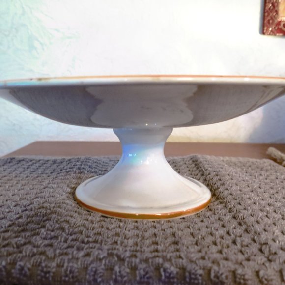 Source Unknown Dining Vintage Italian Hand Painted Pedestal Footed